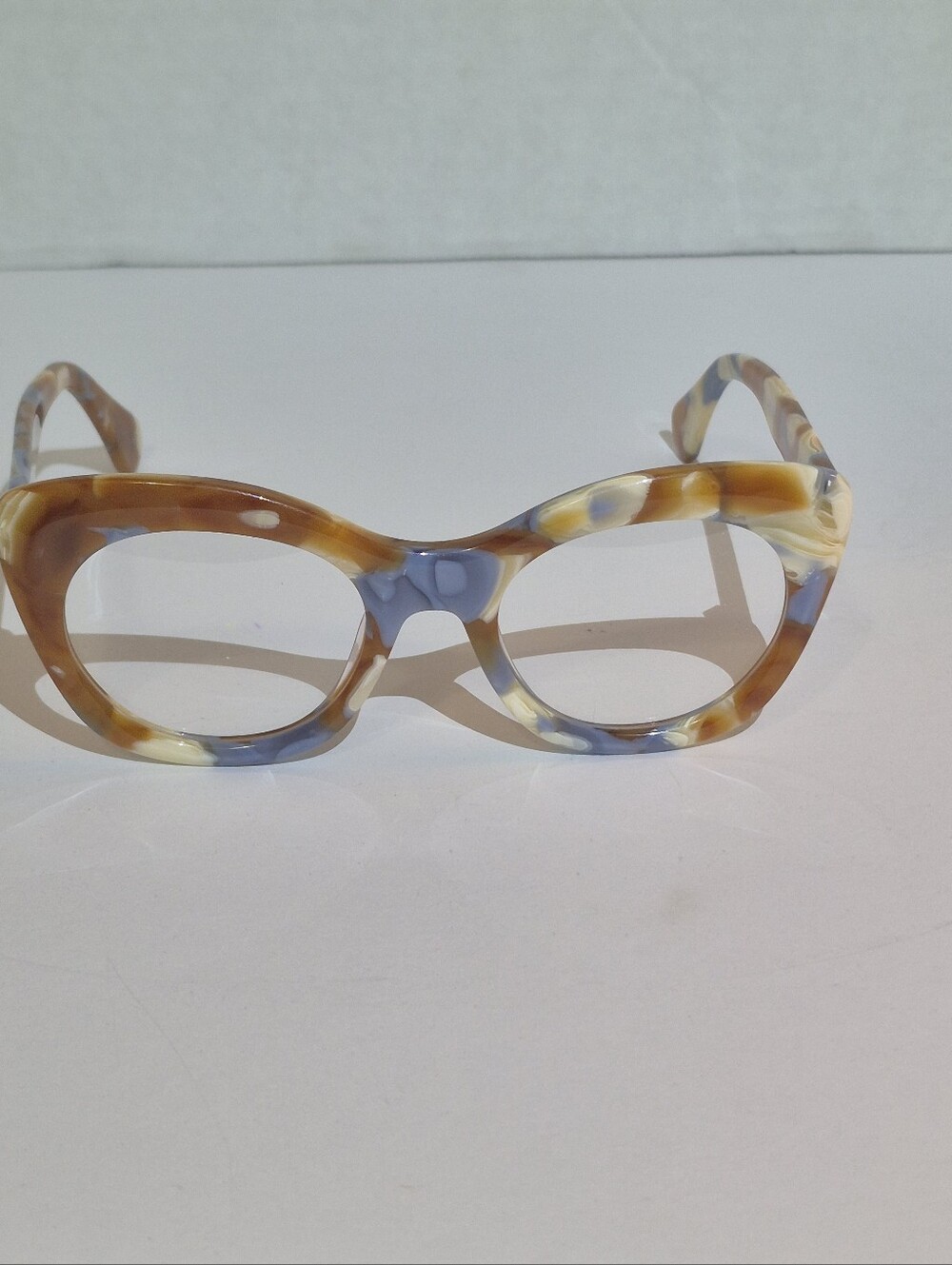 Women's Multicolor Tortoiseshell Acetate Fashion Glasses